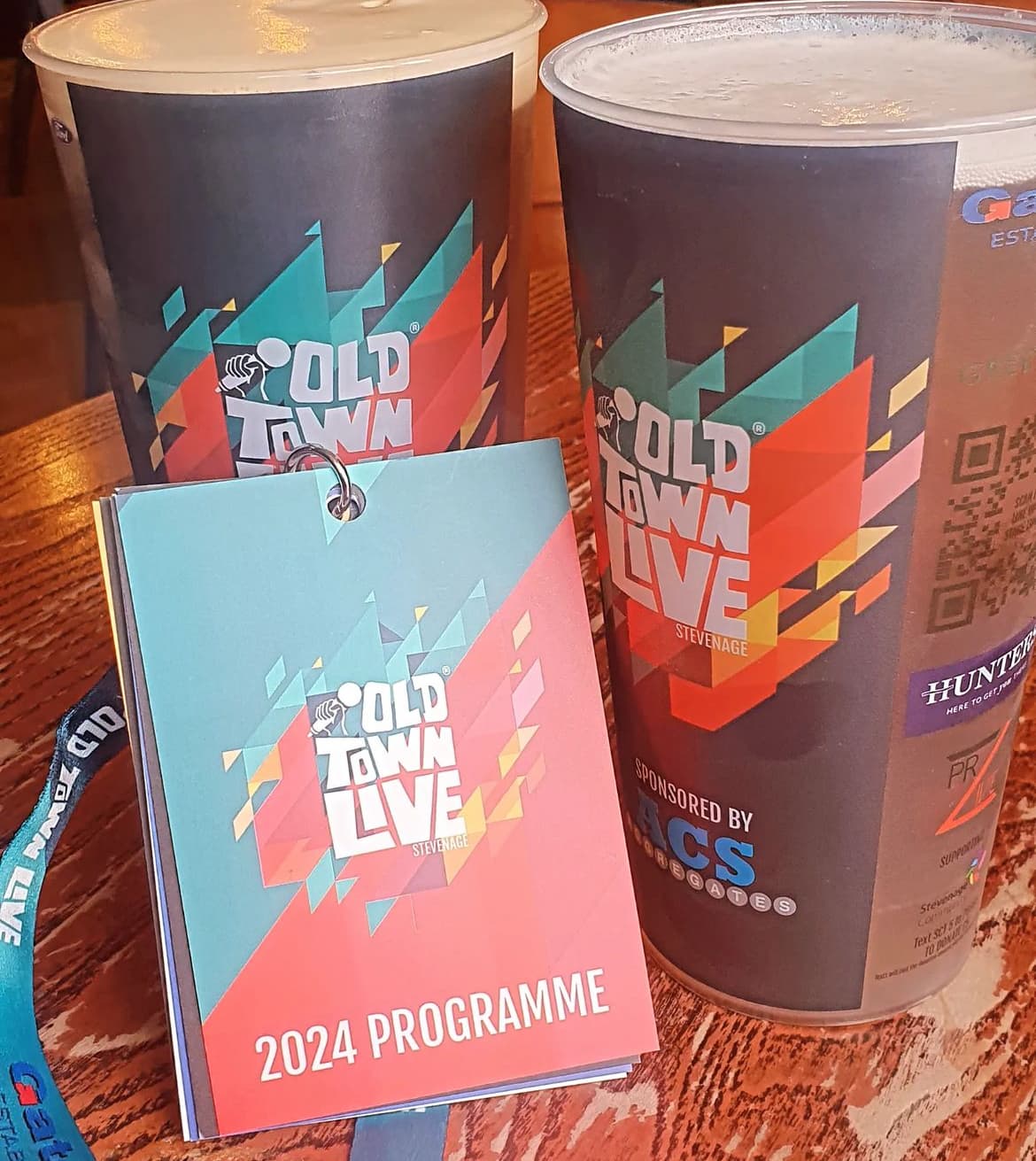 Branded festival cups manufactured in the UK