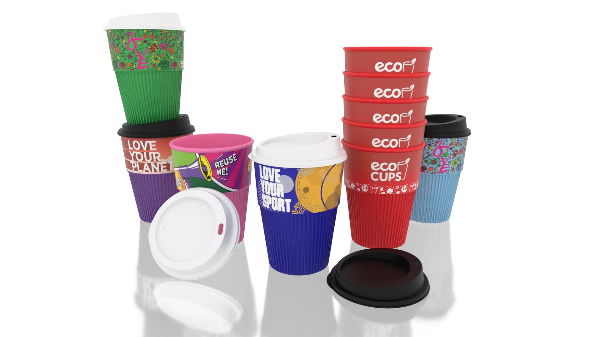 ECO-HOT – Full-Colour Reusable Hot Drinks Cup