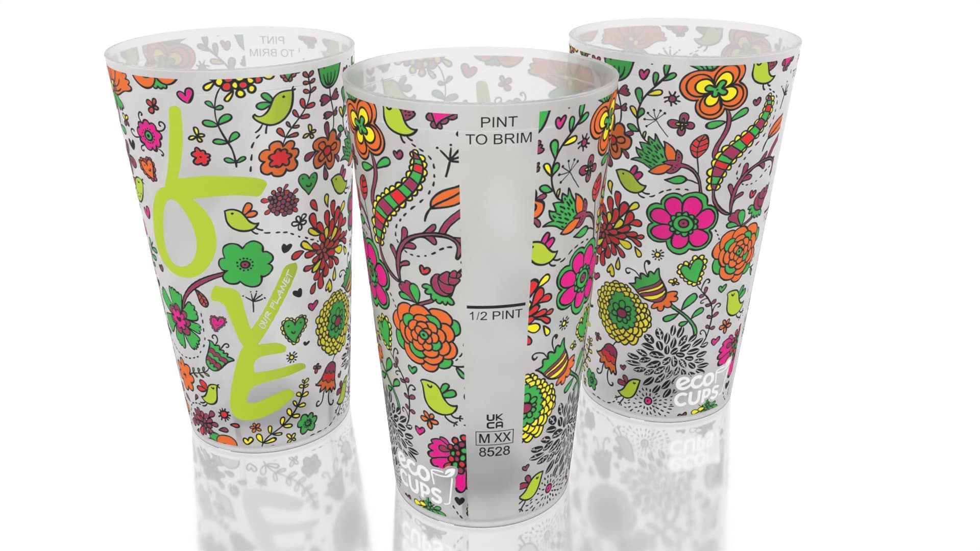 Pint to Brim Cup (Full Colour IML)