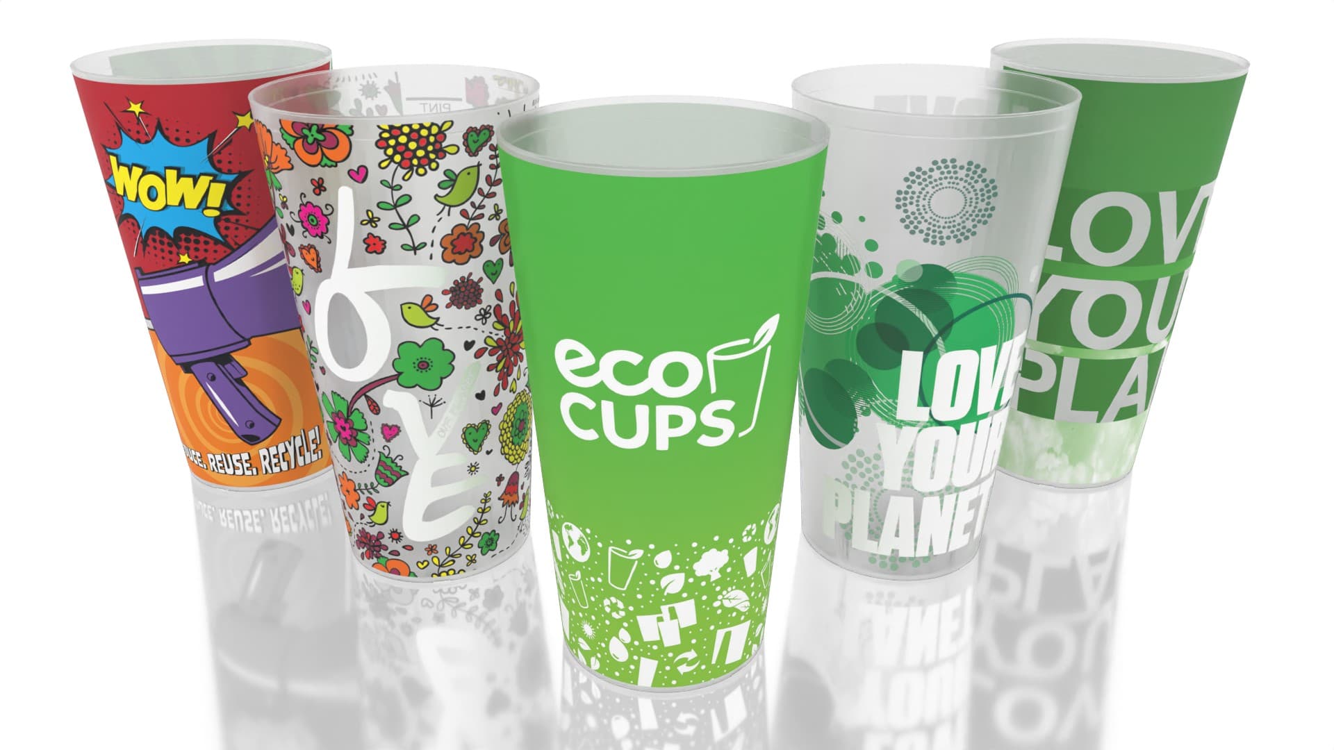 Pint to Line Cup (Full Colour IML)